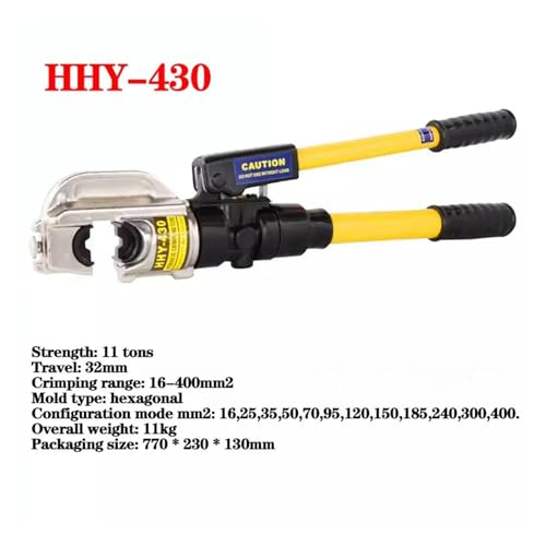 HHY-400 Hydraulische Klemme Manuelle Integrierte Crimpzan Terminal Crimpzan Geeignet für Anwendungen in der Automobilindustrie(HHY-430) von BINGNU