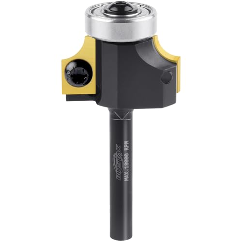 BINSTAK 1/4-Zoll-Radius-Einsatz, Rundfräsen-Bit, 6,35 mm Schaft, austauschbarer Hartmetall-Einsatz, Kantenformung, Rundloch-Bit, Perlenrundung über Kanten-Bit BINSTAK 1/4-Zoll-Radius-Einsatz, Rundfräsen-Bit, 6,35 mm Schaft, austauschbarer Hartmetall-Einsatz, Kantenformung, Rundloch-Bit, Perlenrundung über Kanten-Bit von BINSTAK