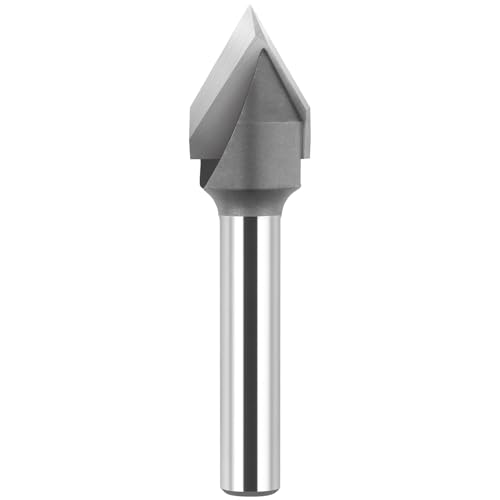 BINSTAK 60-Grad-V-Nut-CNC-Gravur-Bit, 1/4-Zoll-Schaft Hartmetallbestückter CNC-Fräser-Bit, Holzbearbeitung, Gravur, Schnitz-Bits BINSTAK 60-Grad-V-Nut-CNC-Gravur-Bit, 1/4-Zoll-Schaft Hartmetallbestückter CNC-Fräser-Bit, Holzbearbeitung, Gravur, Schnitz-Bits von BINSTAK