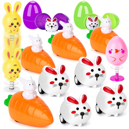 BINXIRUI Ostergeschenke Kinder - 8x Hasen Karotten, Räder Ostern, Osterdeko, Ostern Geschenke Kinder, Kleine Ostergeschenke Kinder 1 2 3 4 5 6 Jahre, Osterkörbchen, Osternester zum Befüllen BINXIRUI Ostergeschenke Kinder - 8x Hasen Karotten, Räder Ostern, Osterdeko, Ostern Geschenke Kinder, Kleine Ostergeschenke Kinder 1 2 3 4 5 6 Jahre, Osterkörbchen, Osternester zum Befüllen von BINXIRUI