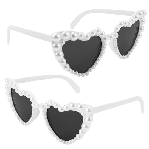Herz Sonnenbrille Partybrille Herzform Brille JGA Brillen Herzbrille Vintage 90er Jahre Hippie Herzförmige Brille Herzchen Brille für Party Hochzeit Karneval 2 Paar Herz Sonnenbrille Partybrille Herzform Brille JGA Brillen Herzbrille Vintage 90er Jahre Hippie Herzförmige Brille Herzchen Brille für Party Hochzeit Karneval 2 Paar von BINYI