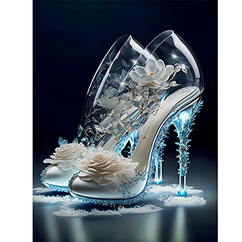 5D DIY Diamond Painting Full Drill Diamant Painting, Kristall High Heels Diamond Painting Bilder Set Stickerei Malerei Wanddeko 30x40cm 5D DIY Diamond Painting Full Drill Diamant Painting, Kristall High Heels Diamond Painting Bilder Set Stickerei Malerei Wanddeko 30x40cm von BIOSA