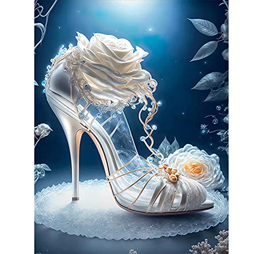 5D DIY Diamond Painting Full Drill Diamant Painting, Kristall High Heels Diamond Painting Bilder Set Stickerei Malerei Wanddeko 30x40cm 5D DIY Diamond Painting Full Drill Diamant Painting, Kristall High Heels Diamond Painting Bilder Set Stickerei Malerei Wanddeko 30x40cm von BIOSA