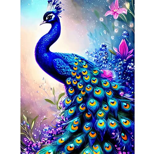 5D DIY Diamond Painting Pfau Bilder, PfauBohren Voll Stickerei Strass Diamant Malerei Set Wanddekoration, Geschenke for Frauen/Mama Deko 30 * 40CM 5D DIY Diamond Painting Pfau Bilder, PfauBohren Voll Stickerei Strass Diamant Malerei Set Wanddekoration, Geschenke for Frauen/Mama Deko 30 * 40CM von BIOSA