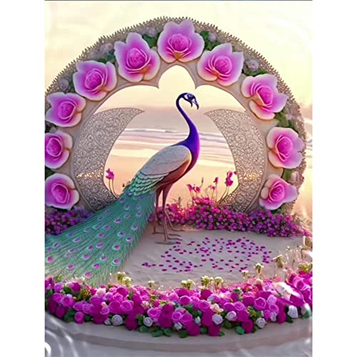 5D DIY Diamond Painting Pfau Bilder, PfauBohren Voll Stickerei Strass Diamant Malerei Set Wanddekoration, Geschenke for Frauen/Mama Deko 30 * 40CM 5D DIY Diamond Painting Pfau Bilder, PfauBohren Voll Stickerei Strass Diamant Malerei Set Wanddekoration, Geschenke for Frauen/Mama Deko 30 * 40CM von BIOSA