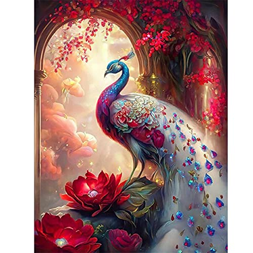 5D DIY Diamond Painting Pfau Bilder, PfauBohren Voll Stickerei Strass Diamant Malerei Set Wanddekoration, Geschenke for Frauen/Mama Deko 30 * 40CM 5D DIY Diamond Painting Pfau Bilder, PfauBohren Voll Stickerei Strass Diamant Malerei Set Wanddekoration, Geschenke for Frauen/Mama Deko 30 * 40CM von BIOSA