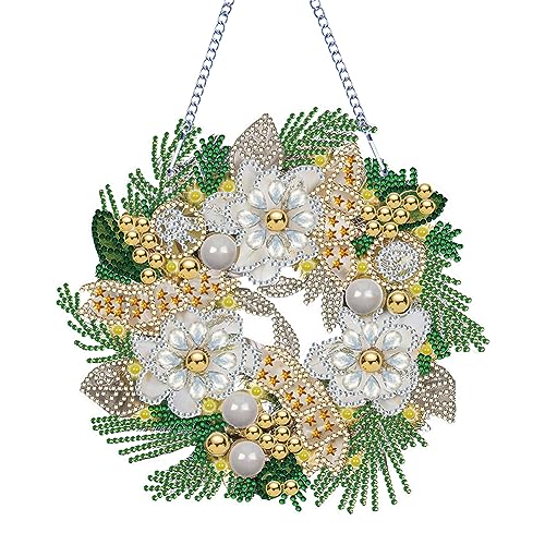 BIOSA DIY Diamond Painting Weihnachtskranz, Weihnachtskranz Diamo-nd Painting Türkranz Weihnachten Adventskranz als Tür Fenster Wandbehang Zuhause Fenster Dekor for Weihnachten BIOSA DIY Diamond Painting Weihnachtskranz, Weihnachtskranz Diamo-nd Painting Türkranz Weihnachten Adventskranz als Tür Fenster Wandbehang Zuhause Fenster Dekor for Weihnachten von BIOSA