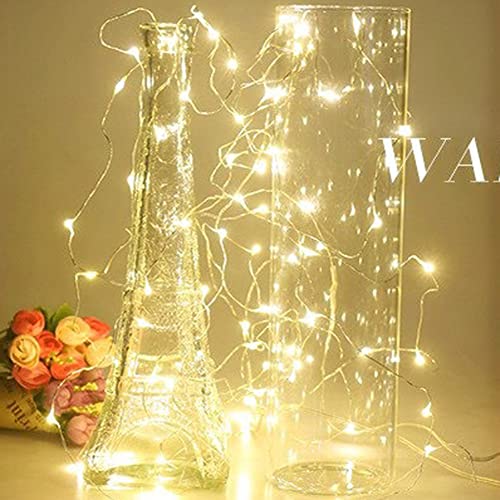 BIOSA LED-Mini-Lichterkette, batteriebetrieben, LED-Sternenlichterkette, PVC, IP42, wasserdicht, for Hochzeit, Weihnachten, Girlande, Party-Dekoration von BIOSA