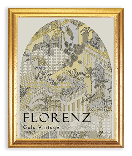 BIRAPA Florenz Holzbilderrahmen 80x80 cm Gold Vintage - Bilderrahmen Vintage Holz mit Zierleiste innen und außen, Wechselrahmen, Hochwertiger Holzrahmen BIRAPA Florenz Holzbilderrahmen 80x80 cm Gold Vintage - Bilderrahmen Vintage Holz mit Zierleiste innen und außen, Wechselrahmen, Hochwertiger Holzrahmen von BIRAPA