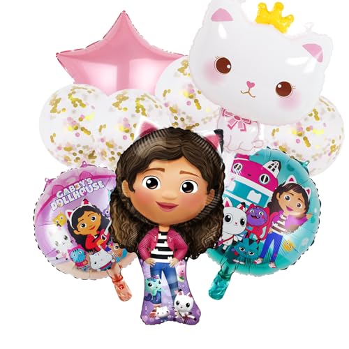 Gabby Luftballons Geburtstag, Kindergeburtstag Deko Balloons, Gabbys Dollhouse Geburtstag Deko Helium Luftballon, Mädchen Party Ddeko Gabby Luftballons Geburtstag, Kindergeburtstag Deko Balloons, Gabbys Dollhouse Geburtstag Deko Helium Luftballon, Mädchen Party Ddeko von BIRBANN