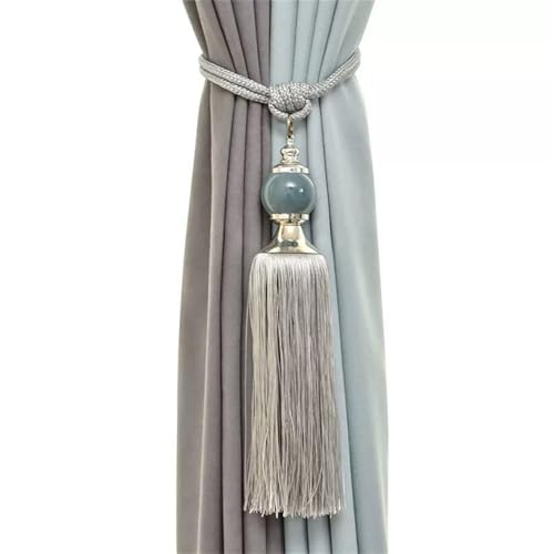 BIRJXVTO Vorhanggurte Vorhang-Raffhalter, einfache, vielseitige Quaste for Aufhängen, dekorativer Vorhang-Raffhalter Vorhangzubehör BIRJXVTO Vorhanggurte Vorhang-Raffhalter, einfache, vielseitige Quaste for Aufhängen, dekorativer Vorhang-Raffhalter Vorhangzubehör von BIRJXVTO