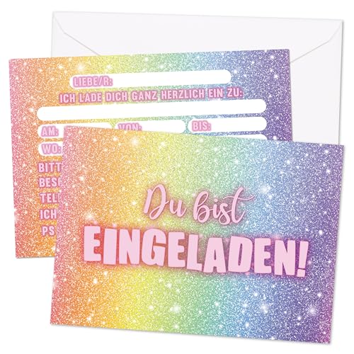 BIROYAL 13x Einladungskarten Kindergeburtstag Mädchen Junge mit Umschläge - Geburtstagseinladungen Mädchen - Einladungskarten Geburtstag Kinder 105x148mm - Geburtstagsfeier Partyeinladungen BIROYAL 13x Einladungskarten Kindergeburtstag Mädchen Junge mit Umschläge - Geburtstagseinladungen Mädchen - Einladungskarten Geburtstag Kinder 105x148mm - Geburtstagsfeier Partyeinladungen von BIROYAL