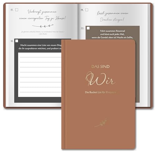 BIROYAL Bucket List für Ehepaare mit 278 Aufgaben - Hochzeitsgeschenk für Brautpaar - Hochzeitsbuch - Geschenk für die Ehe - Hochzeitsgeschenke - Valentinstag BIROYAL Bucket List für Ehepaare mit 278 Aufgaben - Hochzeitsgeschenk für Brautpaar - Hochzeitsbuch - Geschenk für die Ehe - Hochzeitsgeschenke - Valentinstag von BIROYAL