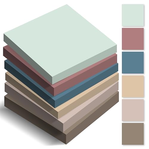 BIROYAL Haftnotizen Klebezettel 420 Blätter, 6 Blöcke Sticky Notes Pastell, 76 mm x 76 mm Klebezettel bunt, Haftnotizen lustig, Notizzettel Klebend zum Markieren & Hervorheben BIROYAL Haftnotizen Klebezettel 420 Blätter, 6 Blöcke Sticky Notes Pastell, 76 mm x 76 mm Klebezettel bunt, Haftnotizen lustig, Notizzettel Klebend zum Markieren & Hervorheben von BIROYAL