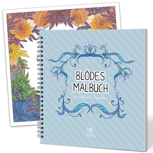 BIROYAL Malbuch für Erwachsene | Blödes Malbuch | Bastelset Erwachsene | Geschenk gegen Stress | Malen & Zeichnen | 24 Ausmalmotive zum Entspannen, Ausmalbuch mit Blumen & Schimpfwort BIROYAL Malbuch für Erwachsene | Blödes Malbuch | Bastelset Erwachsene | Geschenk gegen Stress | Malen & Zeichnen | 24 Ausmalmotive zum Entspannen, Ausmalbuch mit Blumen & Schimpfwort von BIROYAL