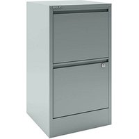 BISLEY Home Hängeregistraturschrank silber 2 Schubladen 41,3 x 40,0 x 67,2 cm von BISLEY Home