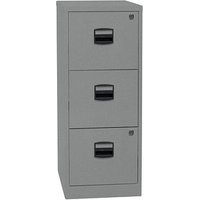 BISLEY Home PFA 3 Hängeregistraturschrank silber 3 Schubladen 41,3 x 40,0 x 101,5 cm von BISLEY Home