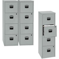 AKTION: BISLEY Home PFA 4 Hängeregistraturschränke silber 4 Schubladen 41,3 x 40,0 x 132,1 cm AKTION: BISLEY Home PFA 4 Hängeregistraturschränke silber 4 Schubladen 41,3 x 40,0 x 132,1 cm von BISLEY Home