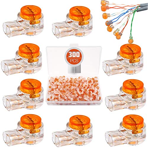 BITEFU 300 Stück K1 Scotchlok Kabel Verbinder UY-Schnittstelle Klemme Kabelverbinder mit Dichtungsgel Fettfüllung für Telefonkabel Netzwerkkabel BITEFU 300 Stück K1 Scotchlok Kabel Verbinder UY-Schnittstelle Klemme Kabelverbinder mit Dichtungsgel Fettfüllung für Telefonkabel Netzwerkkabel von BITEFU