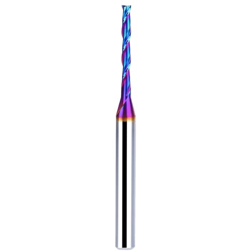 BITITZ Upcut Spiralfräser Bit 1/4 Zoll Schaft 1/20.3 cm Schnittdurchmesser 2.5 cm Schnittlänge mit extra langer Lebensdauer Beschichtung CNC Router Bits Schaftfräser für Holzschneiden Schlitz BITITZ Upcut Spiralfräser Bit 1/4 Zoll Schaft 1/20.3 cm Schnittdurchmesser 2.5 cm Schnittlänge mit extra langer Lebensdauer Beschichtung CNC Router Bits Schaftfräser für Holzschneiden Schlitz von BITITZ