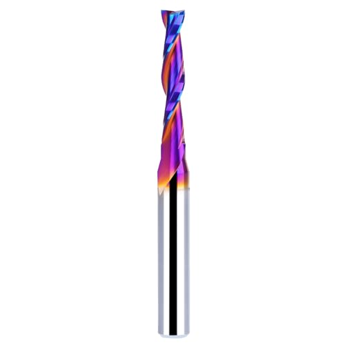 BITITZ Upcut Spiralfräser Bit 1/4 Zoll Schaft 3/16 Zoll Schnittdurchmesser 2,5 cm Schnittlänge mit extra langer Lebensdauer Beschichtung CNC Router Bits Schaftfräser für Holzschneiden Schlitz BITITZ Upcut Spiralfräser Bit 1/4 Zoll Schaft 3/16 Zoll Schnittdurchmesser 2,5 cm Schnittlänge mit extra langer Lebensdauer Beschichtung CNC Router Bits Schaftfräser für Holzschneiden Schlitz von BITITZ