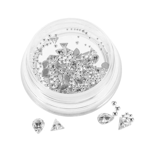 BIUDECO 1 Box Mit Nagelaufklebern Und Strasssteinen: Nagelsteine in Einer Box Für Diy-kunst, Für Stilvolle Fingernagelverzierungen Und Zum Basteln Von Charm-dekorationen BIUDECO 1 Box Mit Nagelaufklebern Und Strasssteinen: Nagelsteine in Einer Box Für Diy-kunst, Für Stilvolle Fingernagelverzierungen Und Zum Basteln Von Charm-dekorationen von BIUDECO