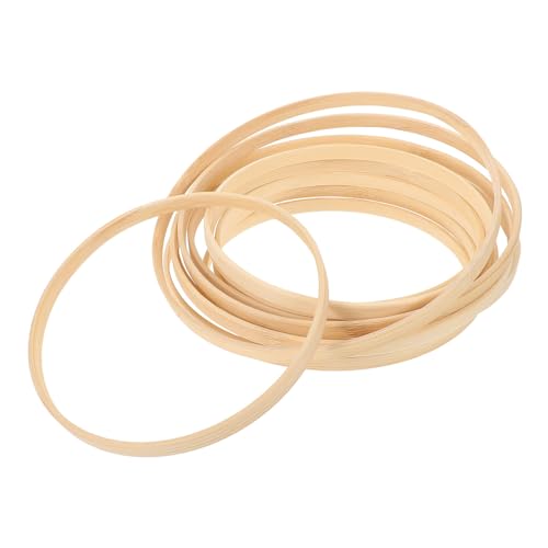 BIUDECO 12 Stück Teiliges Bambus Stickrahmen Runde Wiederverwendbare Stickkreise mit Rutschfester Oberfläche Leicht und Tragbar für DIY Näh und Handarbeitsprojekte BIUDECO 12 Stück Teiliges Bambus Stickrahmen Runde Wiederverwendbare Stickkreise mit Rutschfester Oberfläche Leicht und Tragbar für DIY Näh und Handarbeitsprojekte von BIUDECO