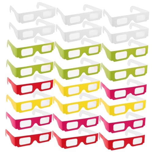 BIUDECO 30 Stück Teiliges Papierbrillen Kinderbunte Regenbogen Valentinstagsbrillen für Partys Geburtstage Klassenzimmer Belohnungen mit Faszinierendem Lichteffekt BIUDECO 30 Stück Teiliges Papierbrillen Kinderbunte Regenbogen Valentinstagsbrillen für Partys Geburtstage Klassenzimmer Belohnungen mit Faszinierendem Lichteffekt von BIUDECO