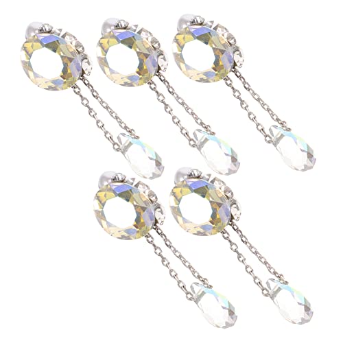 BIUDECO 5 Stück Teiliges Nagelanhänger mit Funkelnden Strasssteinen Diy Maniküre Schmuck Langlebige Nagelornamente für Nail Art Geeignet für Damen und Nagelstudios von BIUDECO