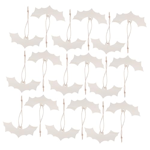 BIUDECO 50 Stück Halloween Fledermaus Holzausschnitte zum Bemalen Langlebige DIY Holz Bat Ornamente Leichte Hängende Halloween Dekoration für Familienbasteln und Partydeko BIUDECO 50 Stück Halloween Fledermaus Holzausschnitte zum Bemalen Langlebige DIY Holz Bat Ornamente Leichte Hängende Halloween Dekoration für Familienbasteln und Partydeko von BIUDECO