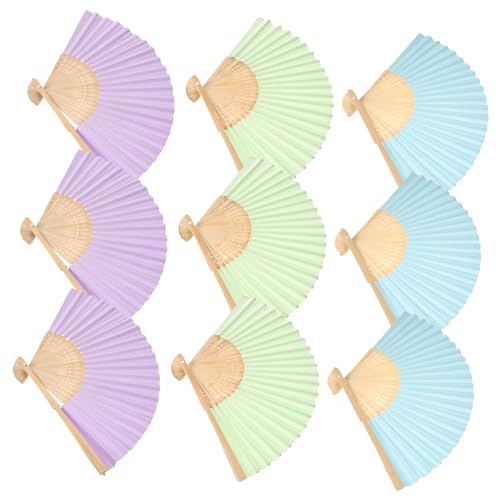 BIUDECO 9 Stück Teiliges Set Blanko Fächer für Diy Malfächer aus Papier für Kreative Heimdekoration und Bastelprojekte für Jungen und Mädchen BIUDECO 9 Stück Teiliges Set Blanko Fächer für Diy Malfächer aus Papier für Kreative Heimdekoration und Bastelprojekte für Jungen und Mädchen von BIUDECO