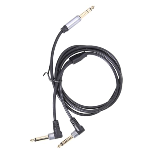 BIUDECO Audio Übertragungskabel Vergoldet Dual Mono Adapter für Gitarre Instrumenten Hochwertiges Langlebiges Kabel für Reine Klangübertragung BIUDECO Audio Übertragungskabel Vergoldet Dual Mono Adapter für Gitarre Instrumenten Hochwertiges Langlebiges Kabel für Reine Klangübertragung von BIUDECO