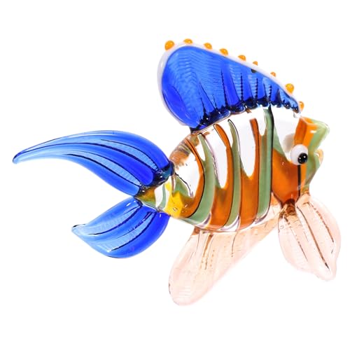 BIUDECO Deko Fisch Aus Meeres Themen Tischdeko Für Wohnraum Büro & TV Board Stained Glass Fisch Figurine Für Stilvolle Dekoration Aquarienzubehör Und Wohnaccessoires BIUDECO Deko Fisch Aus Meeres Themen Tischdeko Für Wohnraum Büro & TV Board Stained Glass Fisch Figurine Für Stilvolle Dekoration Aquarienzubehör Und Wohnaccessoires von BIUDECO