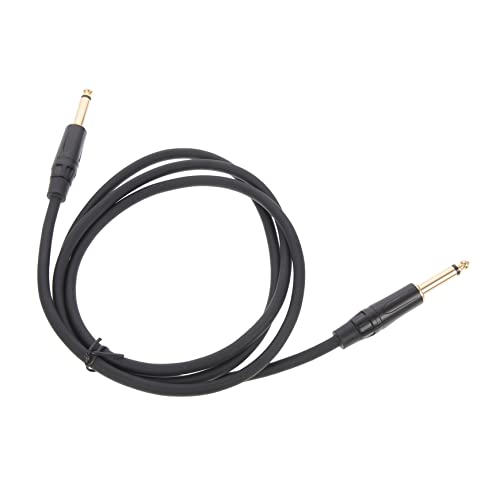 BIUDECO Elektrisches Gitarrenkabel Audio Kabel für Lautsprecher Hochwertiges Anschlusskabel für Gitarre Schwarz für Musiker und Audio Equipment BIUDECO Elektrisches Gitarrenkabel Audio Kabel für Lautsprecher Hochwertiges Anschlusskabel für Gitarre Schwarz für Musiker und Audio Equipment von BIUDECO