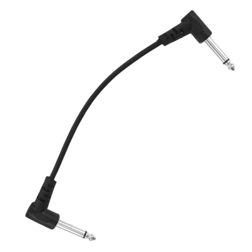 BIUDECO Gitarren Patchkabel Abgewinkelt Nylon Geflochten Kupferstecker Rundkopf Kabel für Gitarre Vielseitig Kompatibel Schnelles Plug Play Robust Portabel BIUDECO Gitarren Patchkabel Abgewinkelt Nylon Geflochten Kupferstecker Rundkopf Kabel für Gitarre Vielseitig Kompatibel Schnelles Plug Play Robust Portabel von BIUDECO