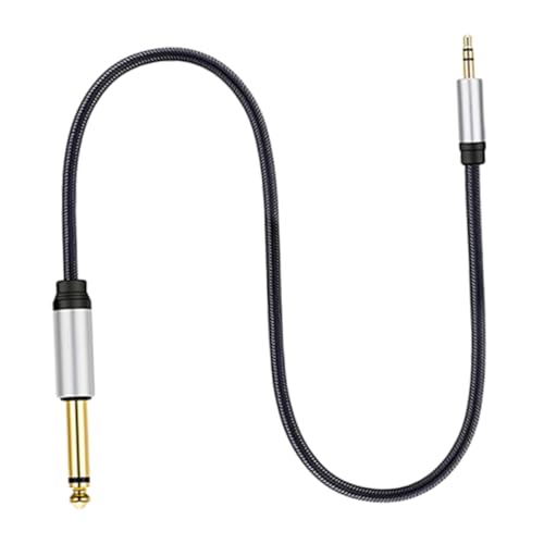 BIUDECO Guitar Audio Kabel Trs zu Hochwertiges Vergoldetes Male To Male Verbindungskabel für Mischpulte und Gitarren Langlebig für Audiogeräte von BIUDECO