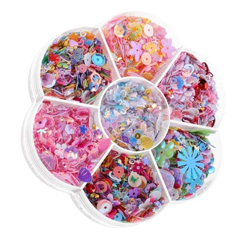 BIUDECO Irideszierende Mehrfarbige Lose Pailletten für DIY Bastelarbeiten Langlebig Vielseitig Einsetzbar für Kleidung Nageldesign Haaraccessoires und Partydekorationen BIUDECO Irideszierende Mehrfarbige Lose Pailletten für DIY Bastelarbeiten Langlebig Vielseitig Einsetzbar für Kleidung Nageldesign Haaraccessoires und Partydekorationen von BIUDECO
