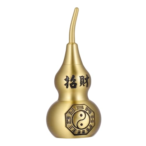 BIUDECO Kupfer Hausdeko Chinesischer Stil Feng Shui Kürbisfigur Glücksbringer für Zuhause Tragbares Leichtes Wohnaccessoire Geschenkidee für Hochzeit und Polterabend von BIUDECO
