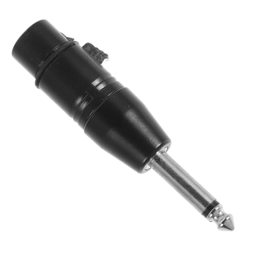 BIUDECO Mono Stecker Xlr Buchse Audio Adapter Tragbarer Plug And Play Audio Adapter High Fidelity Sound für Aufnahmestudios und Live Auftritte Robuster Metalladapter von BIUDECO