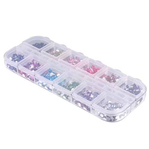 BIUDECO Multifunktionales Nail Art mit Strassstein Langlebiges DIY Maniküre Zubehör Nageldekoration für Salon und Zuhause Inklusive Stift und Farbigen Strasssteinen für Nageldesign und von BIUDECO