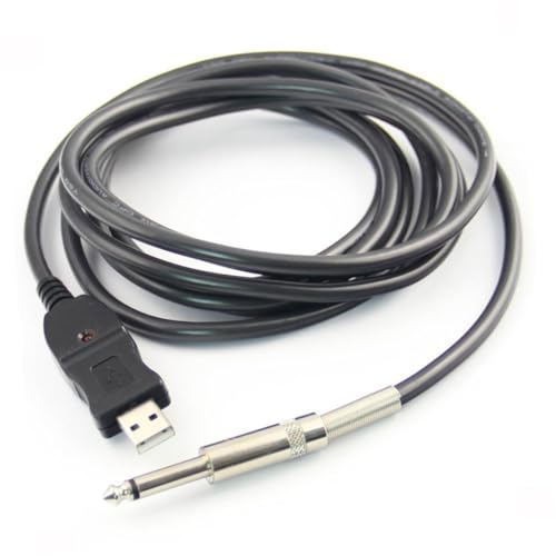 BIUDECO USB Bass Gitarrenkabel USB Link Adapter PC Recording Kabel Digital Sound Plug Play Kompatibel mit Windows von BIUDECO