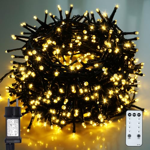 BIUDN 600LED 30M Lichterkette Wasserdichte Außen,Warmweiße Lichterkette mit 8 Modi, 4 Helligkeitsstufen und Timer Funktion Für, Geeignet Für Weihnachtsdekorationen,Hochzeiten, Partys, Feiern usw. BIUDN 600LED 30M Lichterkette Wasserdichte Außen,Warmweiße Lichterkette mit 8 Modi, 4 Helligkeitsstufen und Timer Funktion Für, Geeignet Für Weihnachtsdekorationen,Hochzeiten, Partys, Feiern usw. von BIUDN