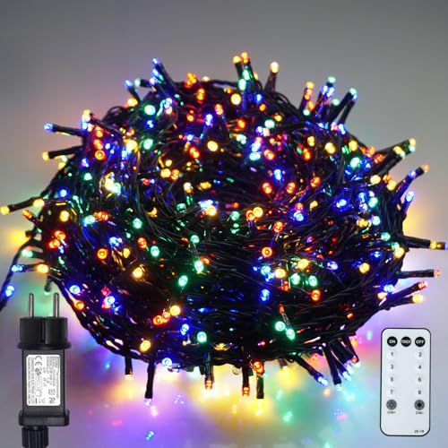 BIUDN Bunt Lichterkette Außen 300LED 15M,Multifunktionaler Stecker Typ Lichterkette 8Modi,Timer Funktion,4 Helligkeitsstufen Wasserfest,Geeignet für Feiern, das Innere, Weihnachten, Gärten usw. BIUDN Bunt Lichterkette Außen 300LED 15M,Multifunktionaler Stecker Typ Lichterkette 8Modi,Timer Funktion,4 Helligkeitsstufen Wasserfest,Geeignet für Feiern, das Innere, Weihnachten, Gärten usw. von BIUDN