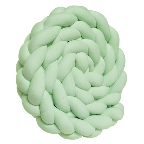 BIUDSTR Knoten Kissen, Knoten Ball Kissen Multi, Ball werfen Kissen für Schlafzimmer, Sofa, Couch, Knoten Kissen Runde Veränderbarkeit, niedlich dekorativ,Green-200cm BIUDSTR Knoten Kissen, Knoten Ball Kissen Multi, Ball werfen Kissen für Schlafzimmer, Sofa, Couch, Knoten Kissen Runde Veränderbarkeit, niedlich dekorativ,Green-200cm von BIUDSTR