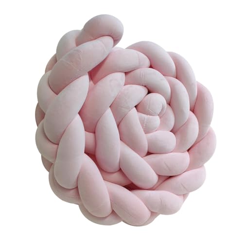 BIUDSTR Knoten Kissen, Knoten Ball Kissen Multi, Ball werfen Kissen für Schlafzimmer, Sofa, Couch, Knoten Kissen Runde Veränderbarkeit, niedlich dekorativ,Pink-400cm BIUDSTR Knoten Kissen, Knoten Ball Kissen Multi, Ball werfen Kissen für Schlafzimmer, Sofa, Couch, Knoten Kissen Runde Veränderbarkeit, niedlich dekorativ,Pink-400cm von BIUDSTR