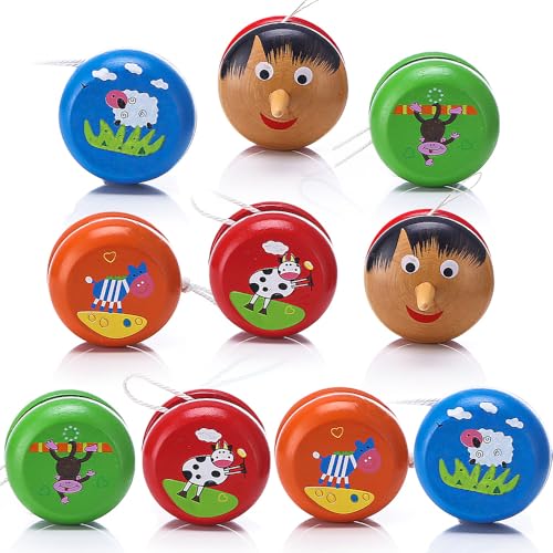 BIZOI 10 Stück Yoyo Kinder Spielzeug, Jungen Mädchen YoYo Balls, Cartoon Tier Yo-Yo, JoJo Kinder Mitgebsel, für Anfänger, Geburtstag, Party Gastgeschenk, Klassenaktivitäten, Weihnachten, Ostern BIZOI 10 Stück Yoyo Kinder Spielzeug, Jungen Mädchen YoYo Balls, Cartoon Tier Yo-Yo, JoJo Kinder Mitgebsel, für Anfänger, Geburtstag, Party Gastgeschenk, Klassenaktivitäten, Weihnachten, Ostern von BIZOI