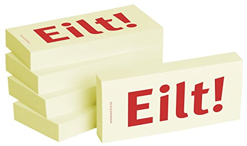 BIZSTIX® Business Haftnotizen "Eilt!" (5 Stk.) von BIZSTIX