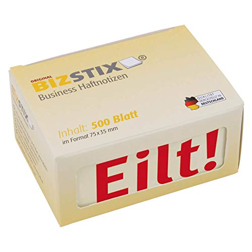 BIZSTIX® Business Haftnotizen "Eilt!" (5 Stk.) von BIZSTIX