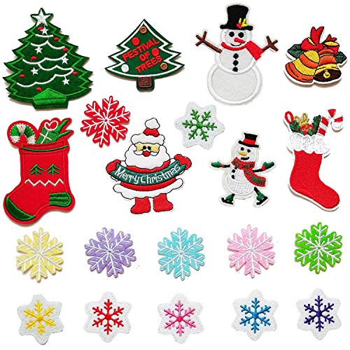 Weihnachten Applikationen Weihnachten Patches Weihnachten Aufnäher Weihnachtsmann Schneemann Bestickte Aufnäher zum Aufbügeln 20 Teile Weihnachten Applikationen Weihnachten Patches Weihnachten Aufnäher Weihnachtsmann Schneemann Bestickte Aufnäher zum Aufbügeln 20 Teile von Beichi