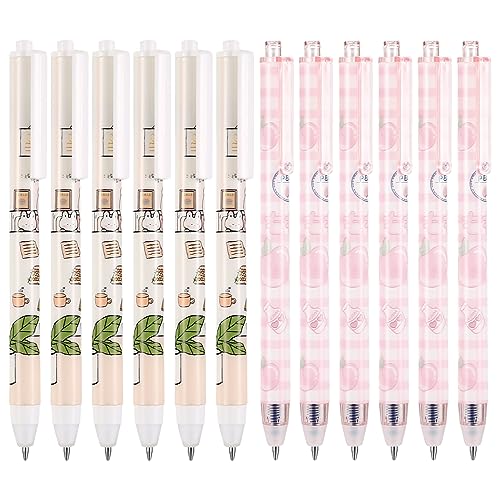 BJBJJIU Radierbarer Kugelschreiber, 12 Stk 0,5mm Gel Stifte Kugelschreiber Löschbarer, Gelschreiber Tintenroller Radierbar, mit Radiergummis, Erasable Pen Set, für Kinder Geschenk Schul von BJBJJIU